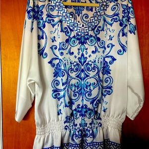 Beautiful embellished top from CHICOS.